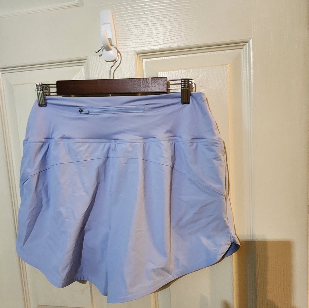 Gilly Hicks Women's Athletic Shorts in Light Blue - Picture 3 of 5
